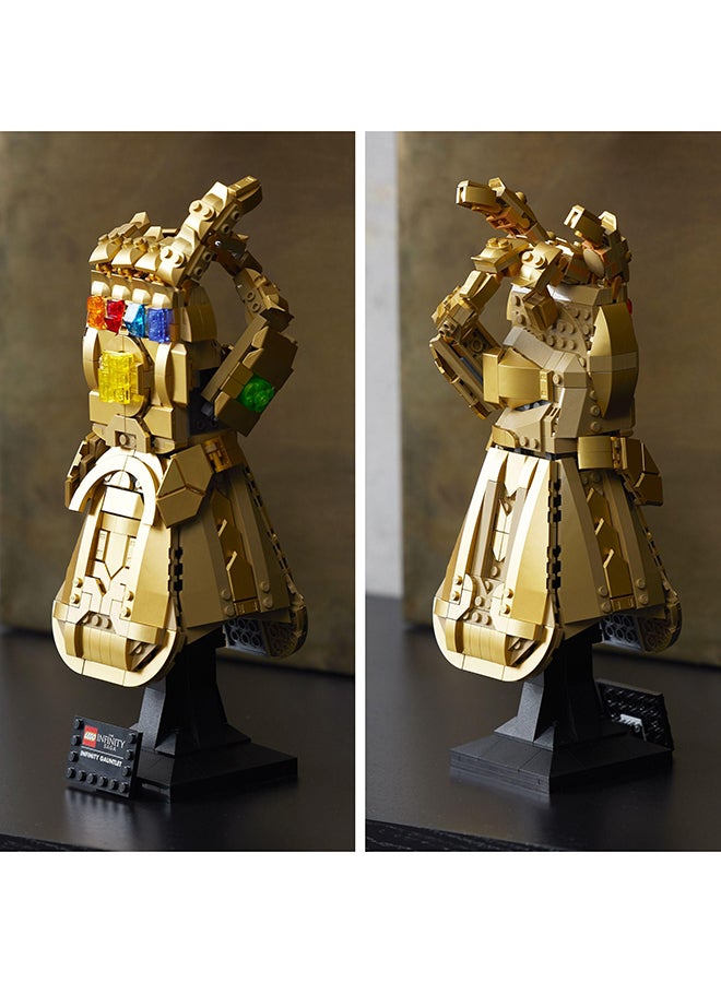 LEGO - 6332679 Marvel Infinity Gauntlet Collectible Building Kit; Thanos Right Hand Gauntlet Model With Infinity Stones; As Featured In Marvel Studios’ Avengers: Infinity War And Avengers: Endgame Movies (590 Pieces) 76191 590 18+ years - Image 1