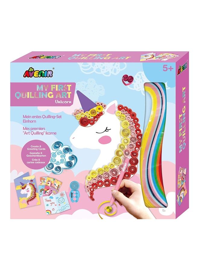 Avenir My First Quilling Art Unicorn Craft Set ‎4 x 20.5 x 19.5cm