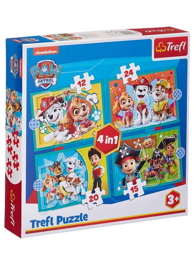Trefl 4 in 1 Puzzle 11.1 x 11.1 x 2.36cm