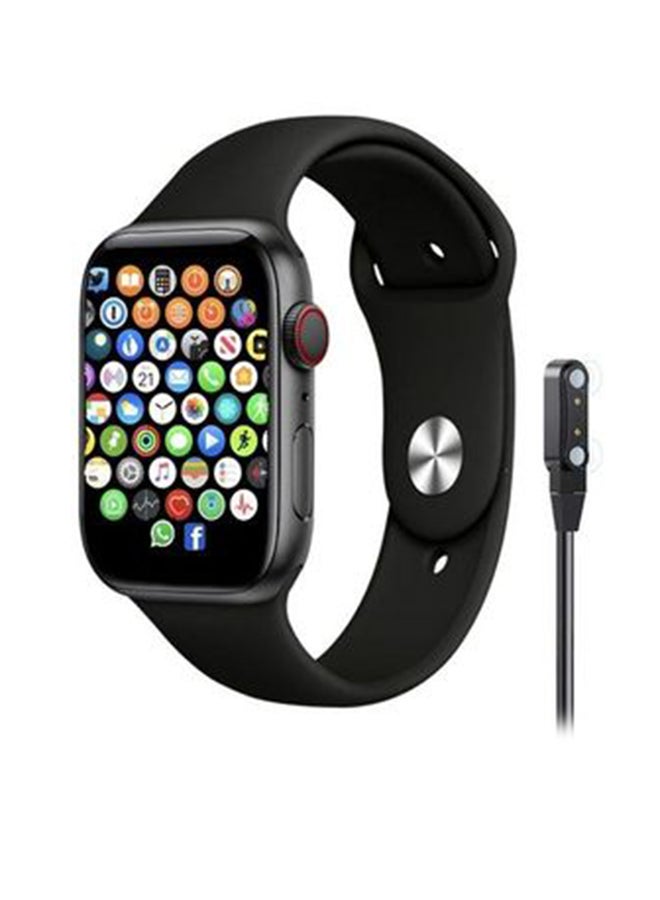 Black Tiger Smartwatch HW12 With Health Fitness Tracker Supports Arabic Language Black  - Image 1