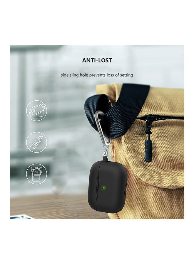 YONK - Protective Case For Apple AirPods 3 with Hook Red - Image 1