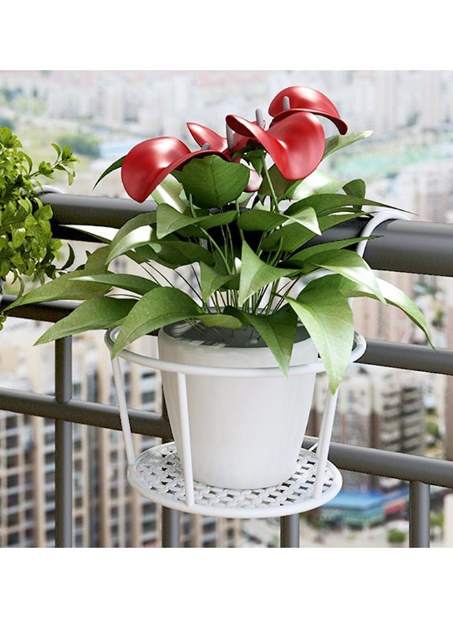 شاربدو حامل رف لعرض النباتات أبيض 22x18x12سم - Image 5