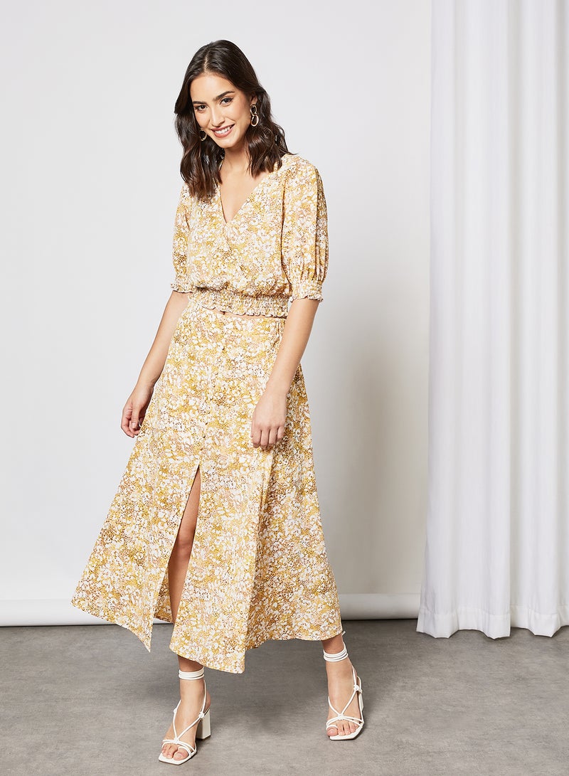 BCBGeneration - Shirred Crop Top Multicolour - Image 1