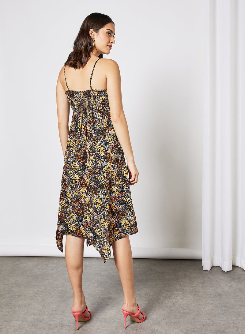 BCBGeneration Floral Print Strappy Dress Multicolour  - Image 2