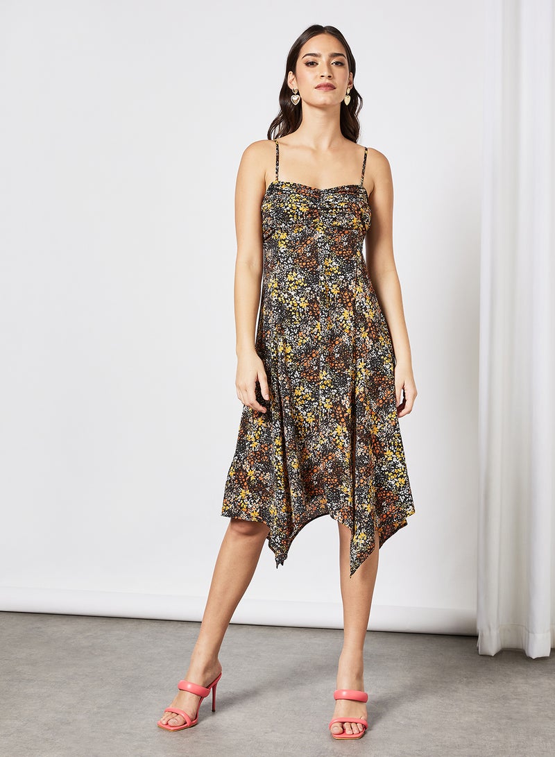 BCBGeneration Floral Print Strappy Dress Multicolour  - Image 3