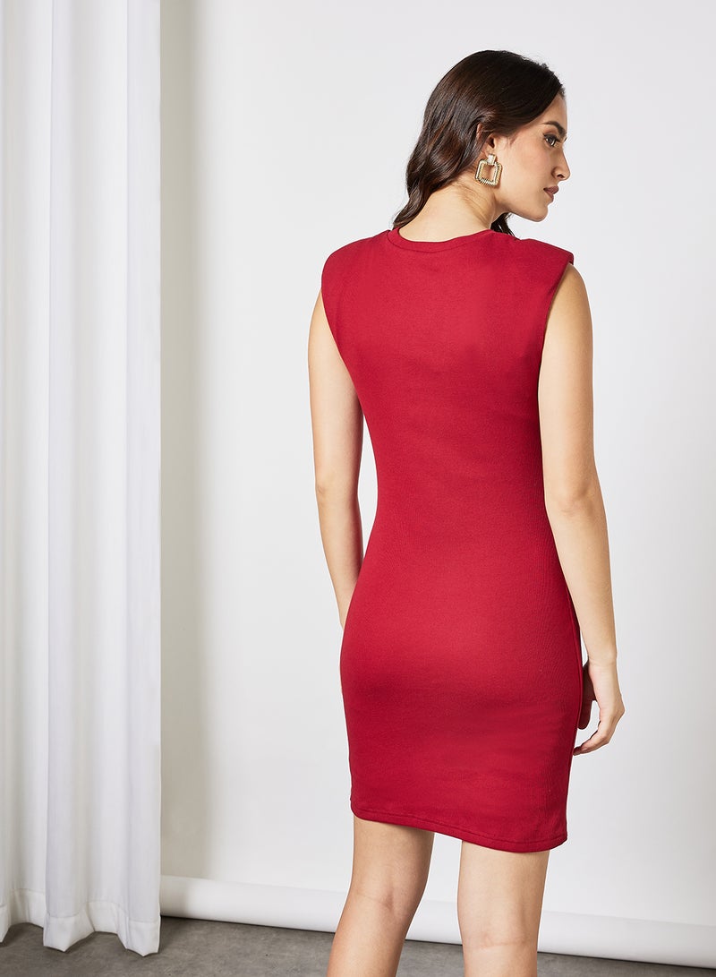 BCBGeneration Sleeveless Mini Dress Red  - Image 2