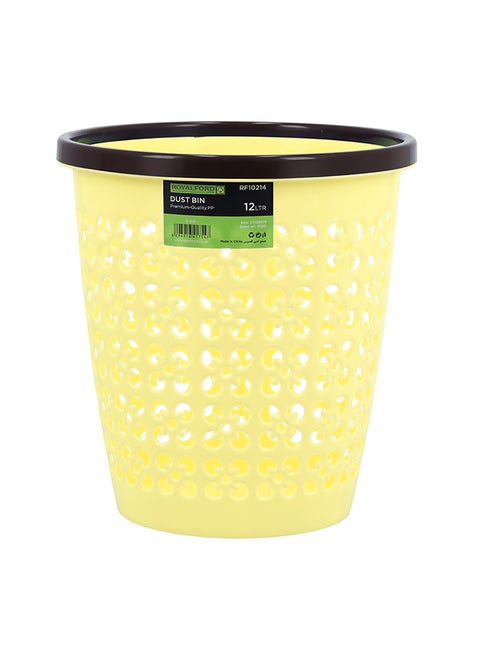 Plastic Dustbin Assorted Color 12Liters