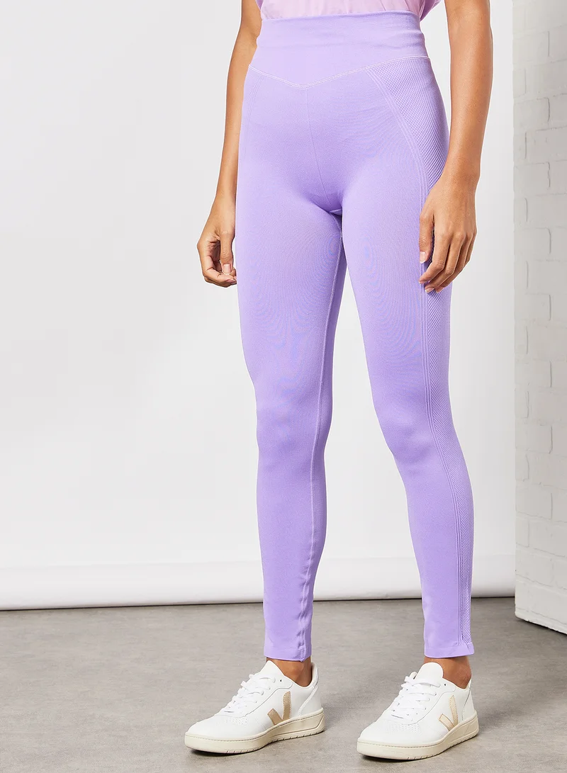 PIECES High-Rise Yoga Leggings Dahlia Purple