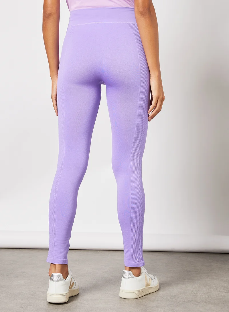PIECES High-Rise Yoga Leggings Dahlia Purple