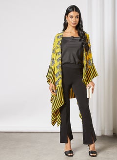 masaba Printed Ethnic Jacket Yellow  - Image 3