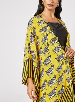 masaba Printed Ethnic Jacket Yellow  - Image 4