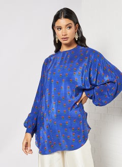 Lotus In The Pond Blouse Blue