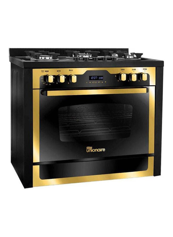 UNIONAIRE Gas Cooker I Chef Golden Edition C6090GB-1GC-383-IDSP-S-PC Black-Gold - Image 2