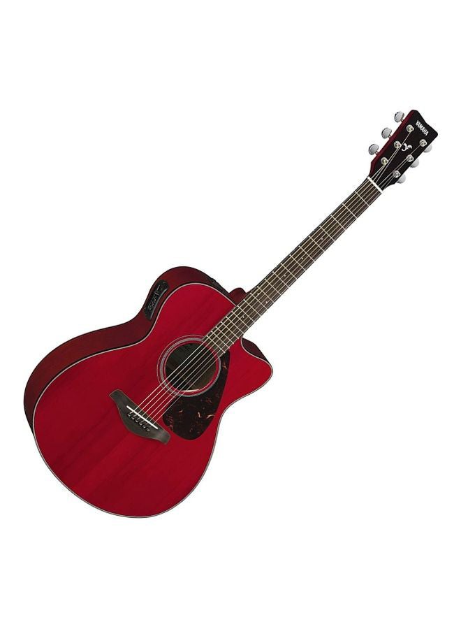 YAMAHA Concert Cutaway 6 String Acoustic-Electric Guitar - Image 2