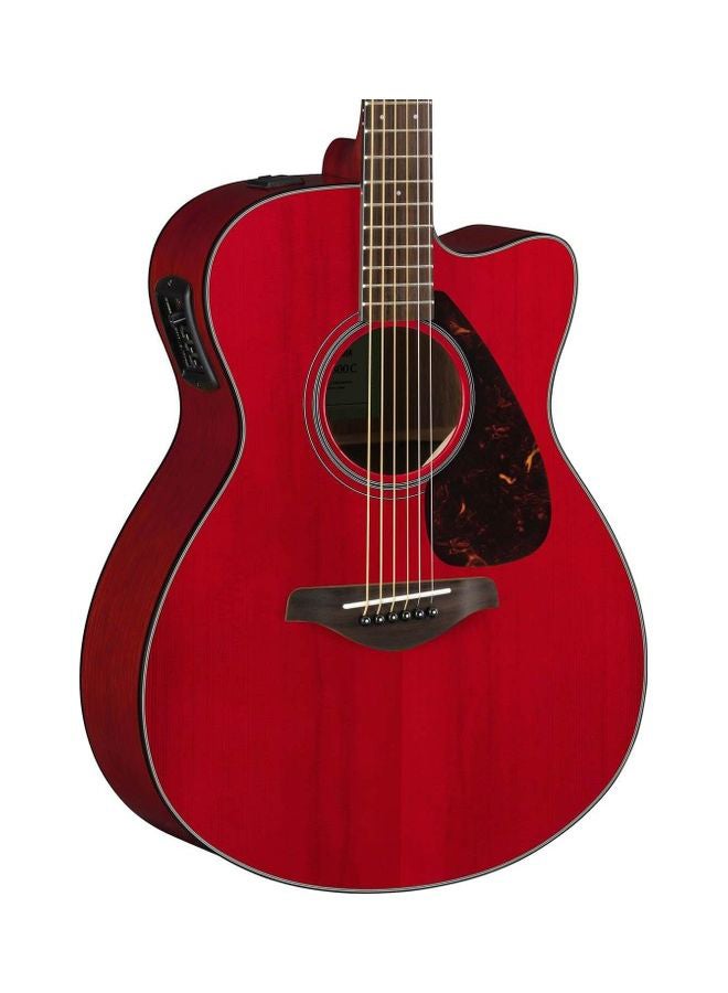 YAMAHA Concert Cutaway 6 String Acoustic-Electric Guitar - Image 3