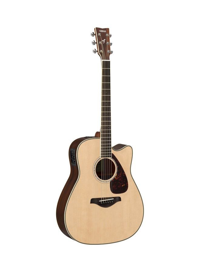 YAMAHA Concert Cutaway 6 String Acoustic-Electric Guitar - Image 1