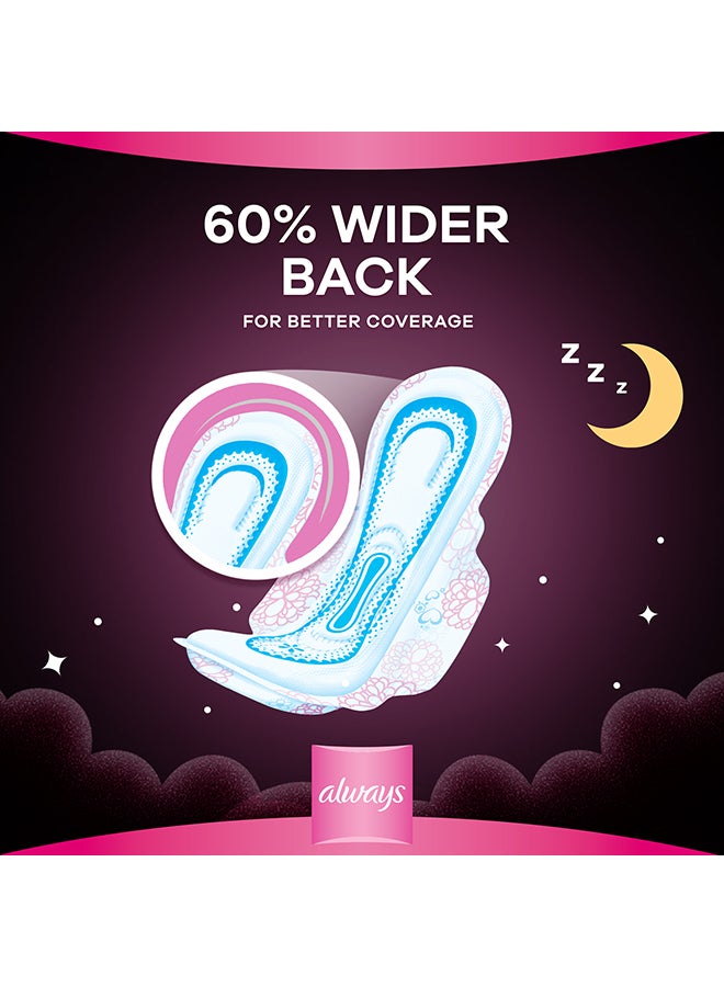 Always - Dreamzz Pad Cotton Soft Maxi Thick Night Long Sanitary Pads With Wings 24 Count - Image 1