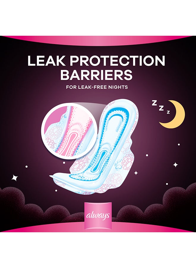 Always - Dreamzz Pad Cotton Soft Maxi Thick Night Long Sanitary Pads With Wings 24 Count - Image 1