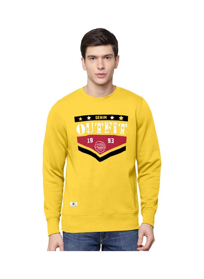 COLOR HUNT Everyday Full Sleeve Sweatshirt Yellow  - Image 1