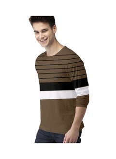 COLOR HUNT Everyday Full Sleeve Sweatshirt Brown/Black/White  - Image 3