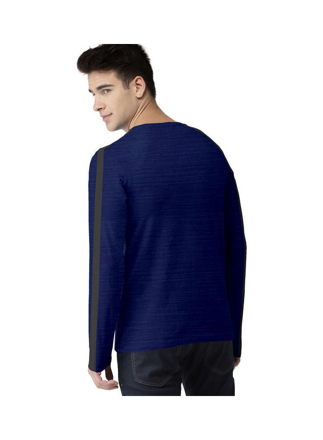 COLOR HUNT Everyday Stretch Full Sleeve T-Shirt Blue - Image 2