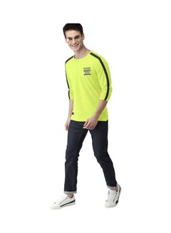 Everyday Stretch Full Sleeve T-Shirt Lime/Black - v1636372964/N51778343V_2