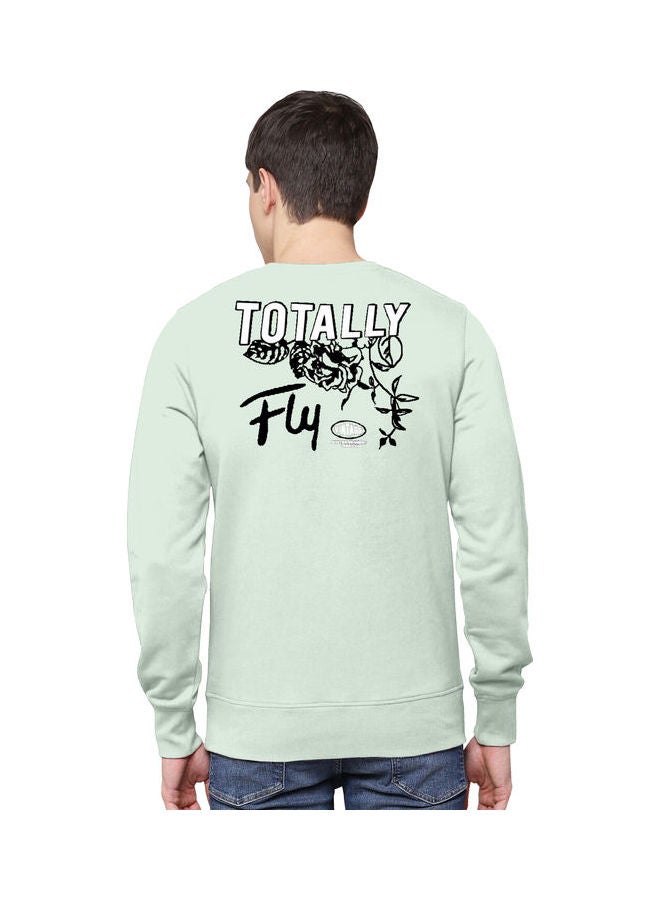 COLOR HUNT Everyday Full Sleeve Sweatshirt Mint Green  - Image 2