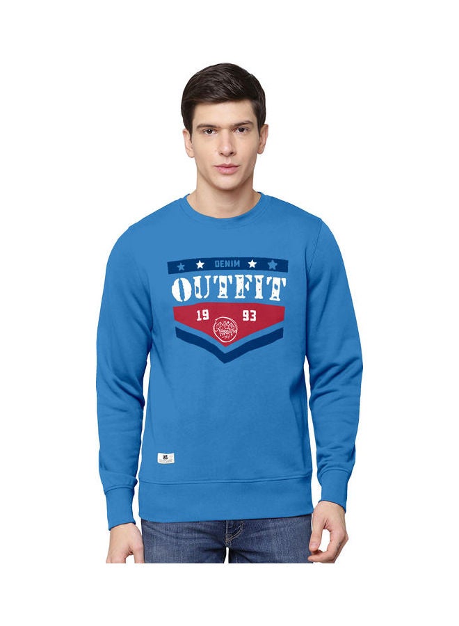 COLOR HUNT Everyday Full Sleeve Sweatshirt Blue  - Image 1