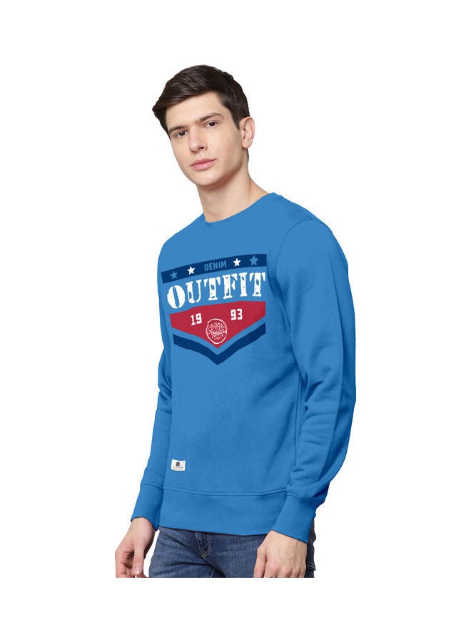 COLOR HUNT Everyday Full Sleeve Sweatshirt Blue  - Image 3