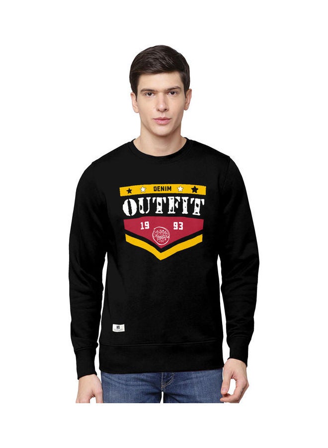 COLOR HUNT Everyday Full Sleeve Sweatshirt Black  - Image 1