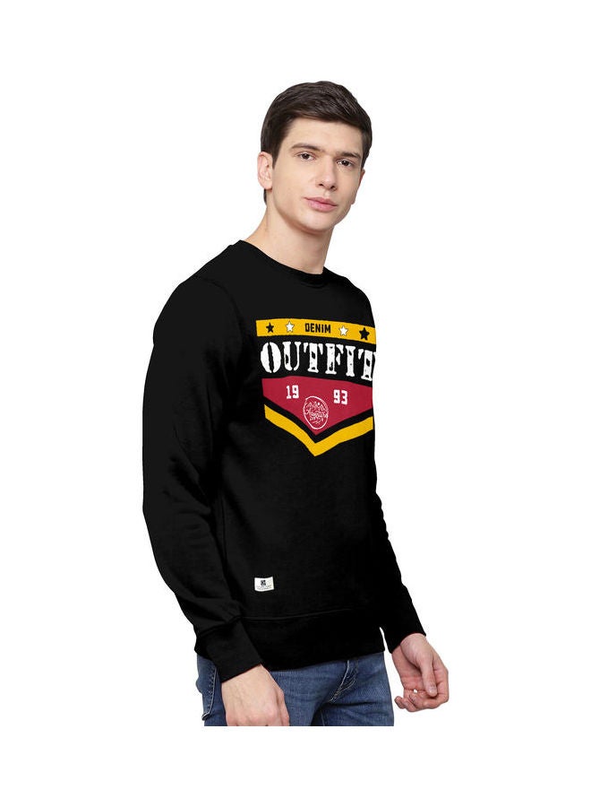 COLOR HUNT Everyday Full Sleeve Sweatshirt Black  - Image 4
