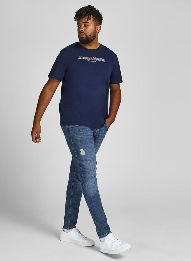 JACK & JONES - Plus Size Classic Denim Jeans Blue - Image 1