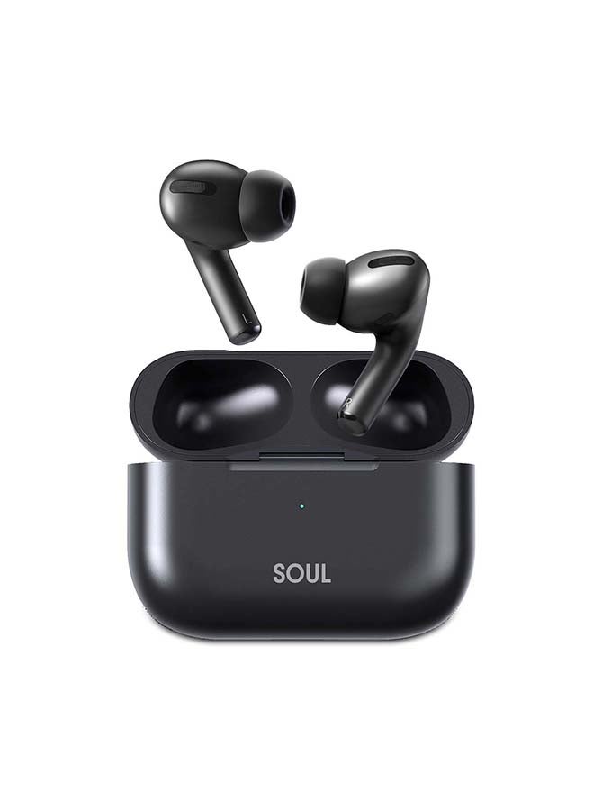 Xcell - Soul 8PRO Wireless Earbuds with Bluetooth 5.0 In-Ear Stereo Monaural/Binaural Calls Single/Twin Mode Extra Ear Buds 5 Hours Playtime Compatible with Iphone/Samsung Black - Image 1