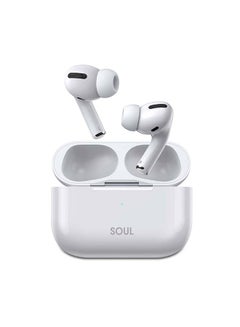 Xcell Soul 8PRO Wireless Earbuds with Bluetooth 5.0 In-Ear Stereo Monaural/Binaural Calls Single/Twin Mode Extra Ear Buds 5 Hours Playtime Compatible with Iphone/Samsung White  - Image 1