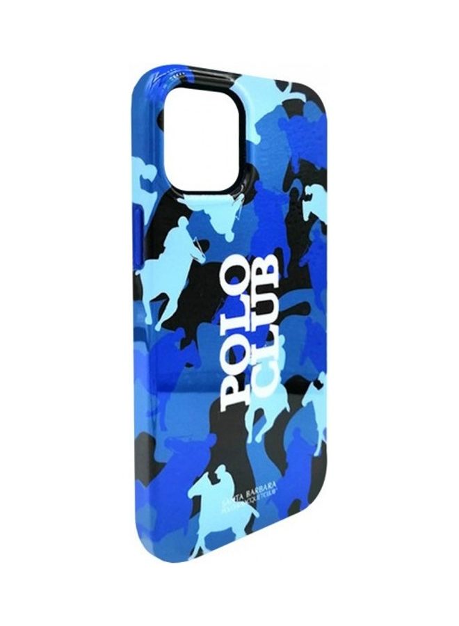 SANTA BARBARA POLO & RACQUET CLUB Camouflage Design Case Cover For iPhone 12 Pro Max Blue  - Image 2