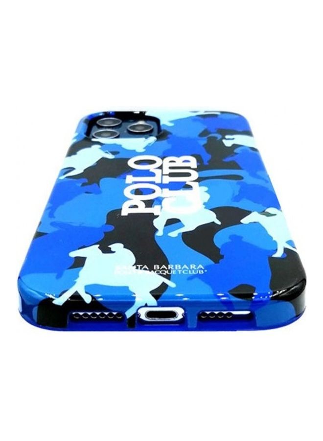 SANTA BARBARA POLO & RACQUET CLUB Camouflage Design Case Cover For iPhone 12 Pro Max Blue  - Image 5