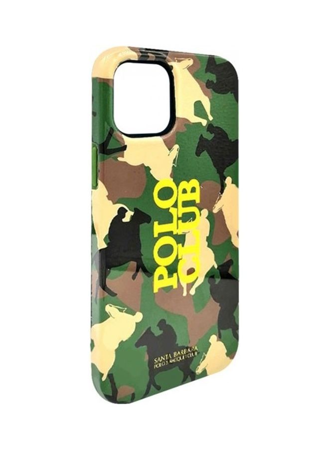 SANTA BARBARA POLO & RACQUET CLUB Camouflage Design Case Cover For iPhone 12 Pro Max Green  - Image 5