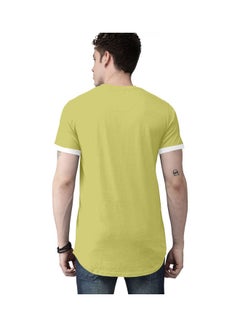 Crew Neck T-Shirt With Treding Prints Green/White - v1636374165/N51778657V_3