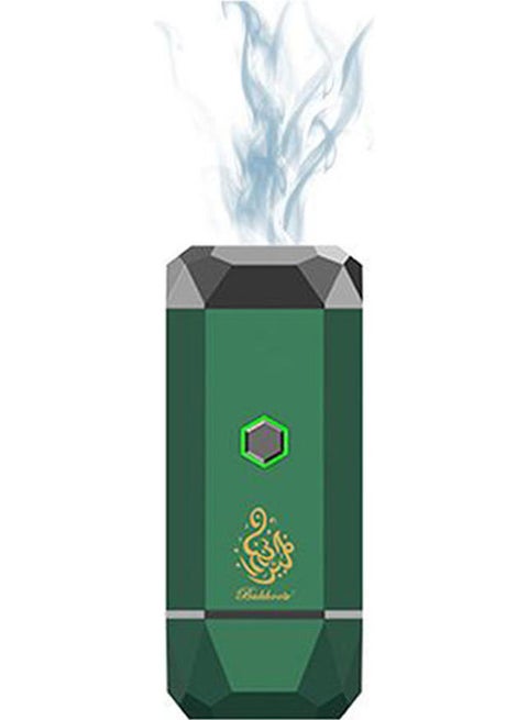 B16 Smart Electric Diffuser Incense Burner Rechargable Portable USB Type-C Power Green 13.6x5.3cm