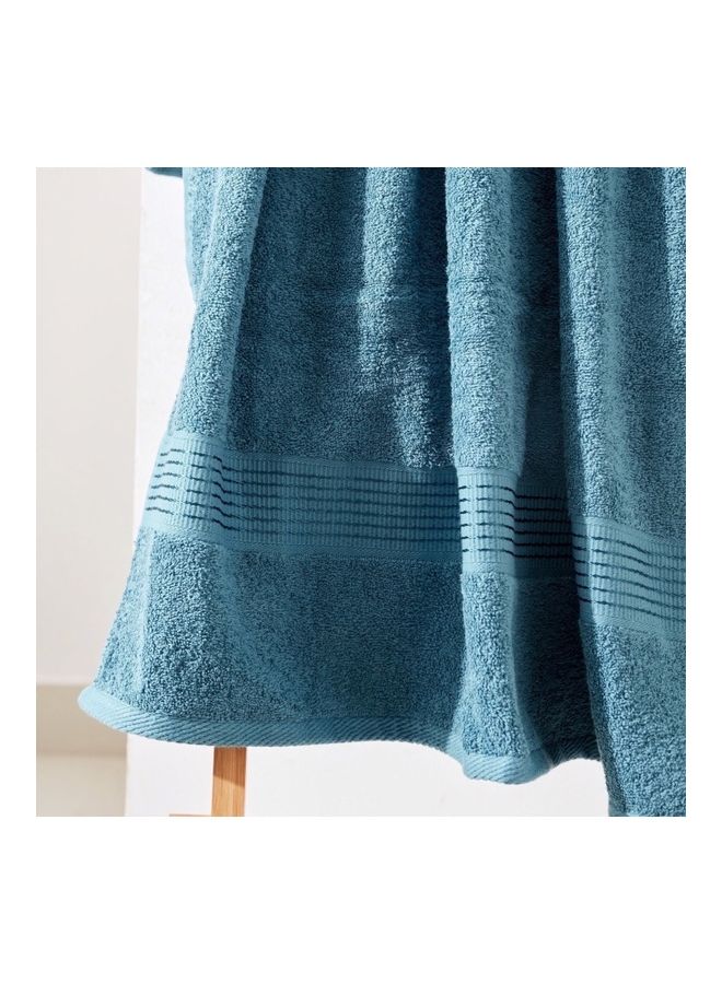 Home Box Essential Carded Bath Sheet Blue 90x150cm  - Image 4