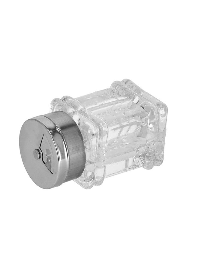 Royalford Crystalia Salt Shaker Clear/Silver 9cm  - Image 1