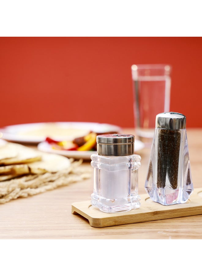 Royalford Crystalia Salt Shaker Clear/Silver 9cm  - Image 5