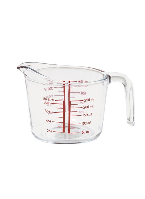 Borosilicate Glass Measuring Jug with Scale Clear 250ml