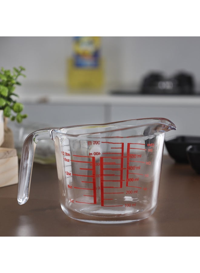 Royalford Borosilicate Glass Measuring Jug with Scale Clear 500ml - Image 4