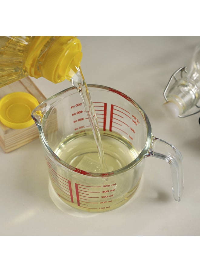 Royalford Borosilicate Glass Measuring Jug with Scale Clear 500ml - Image 5