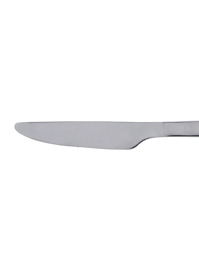 Royalford 6-Piece Stainless Steel Table Knife Set Silver  - Image 2