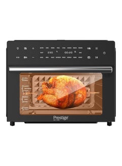 Prestige Air Oven, Digital With Timer, 50-60Hz, 21 Preset Programs, One Touch Panel Display, Full Stainless Steel. Body In Black "Min 1 year manufacturer warranty" 30 L 1800 W PR81515 Black  - Image 1