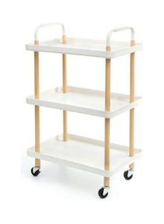 Home Time 3-Layer Cart White 35x59x38cm  - Image 1