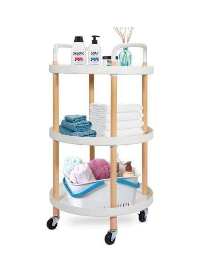 Home Time 3-Layyers Cart White 48 x 81.5 cm  - Image 4