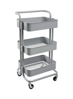 3-Layer Cart Beige 28x37x42cm